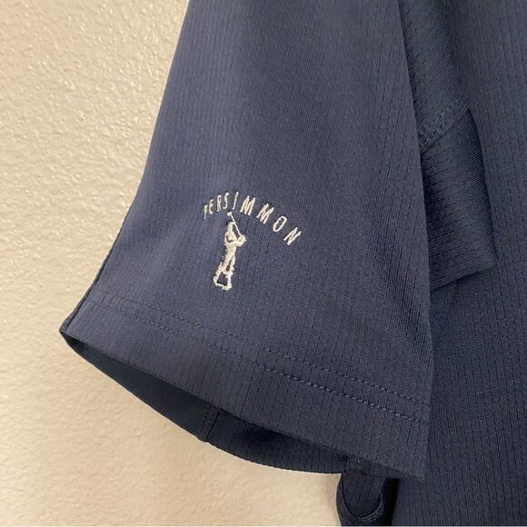 Nike Golf sphere dry embroidered logo navy blue womans Polo Persimmon Country L - Picture 5 of 9